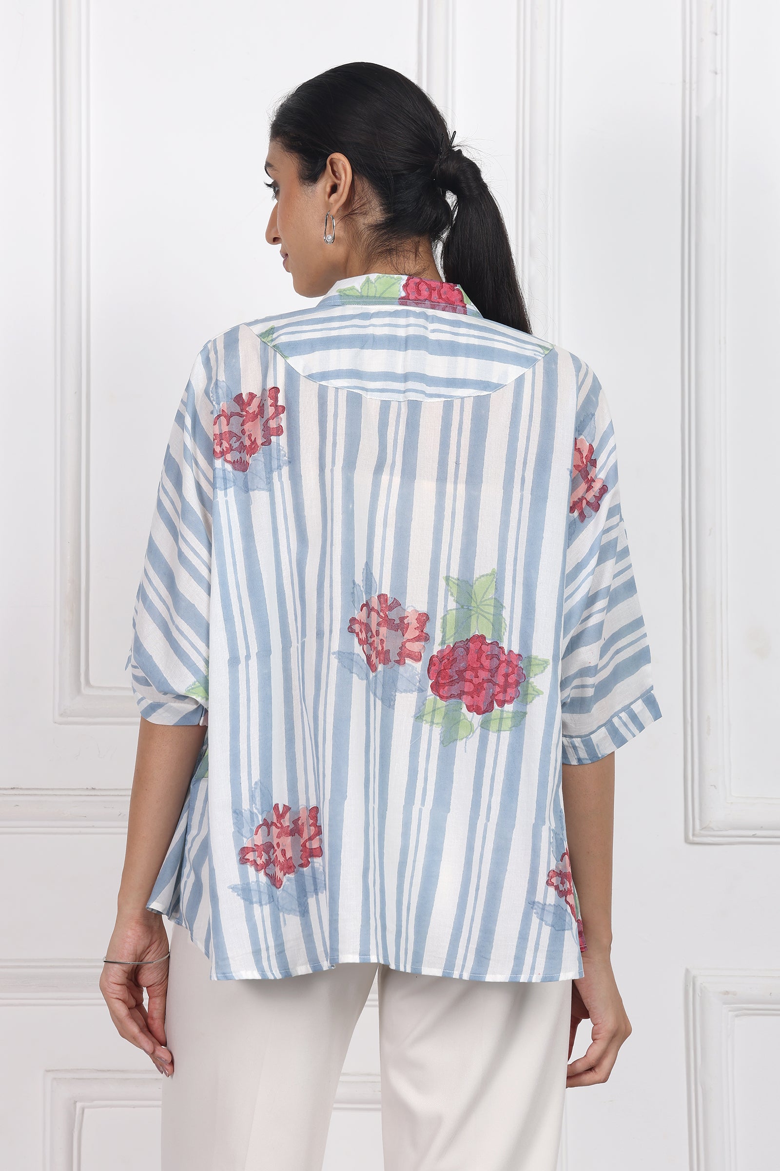 Wander Edit - Belle Blossom Boxy Shirt