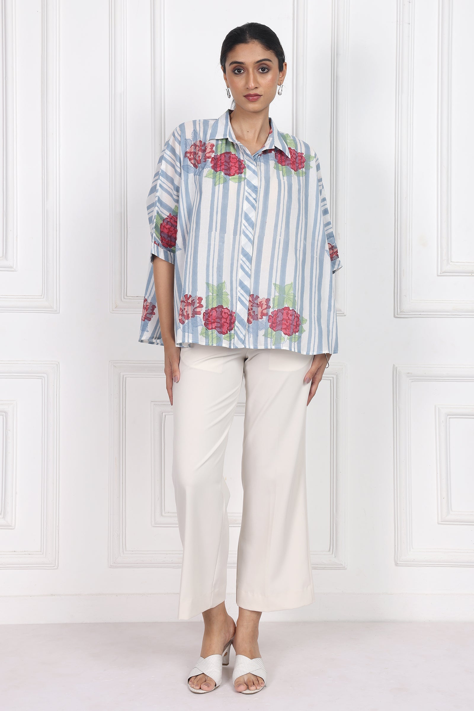 Wander Edit - Belle Blossom Boxy Shirt