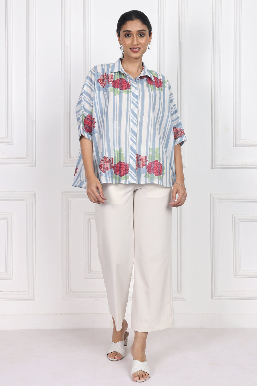 Belle Blossom Boxy Shirt