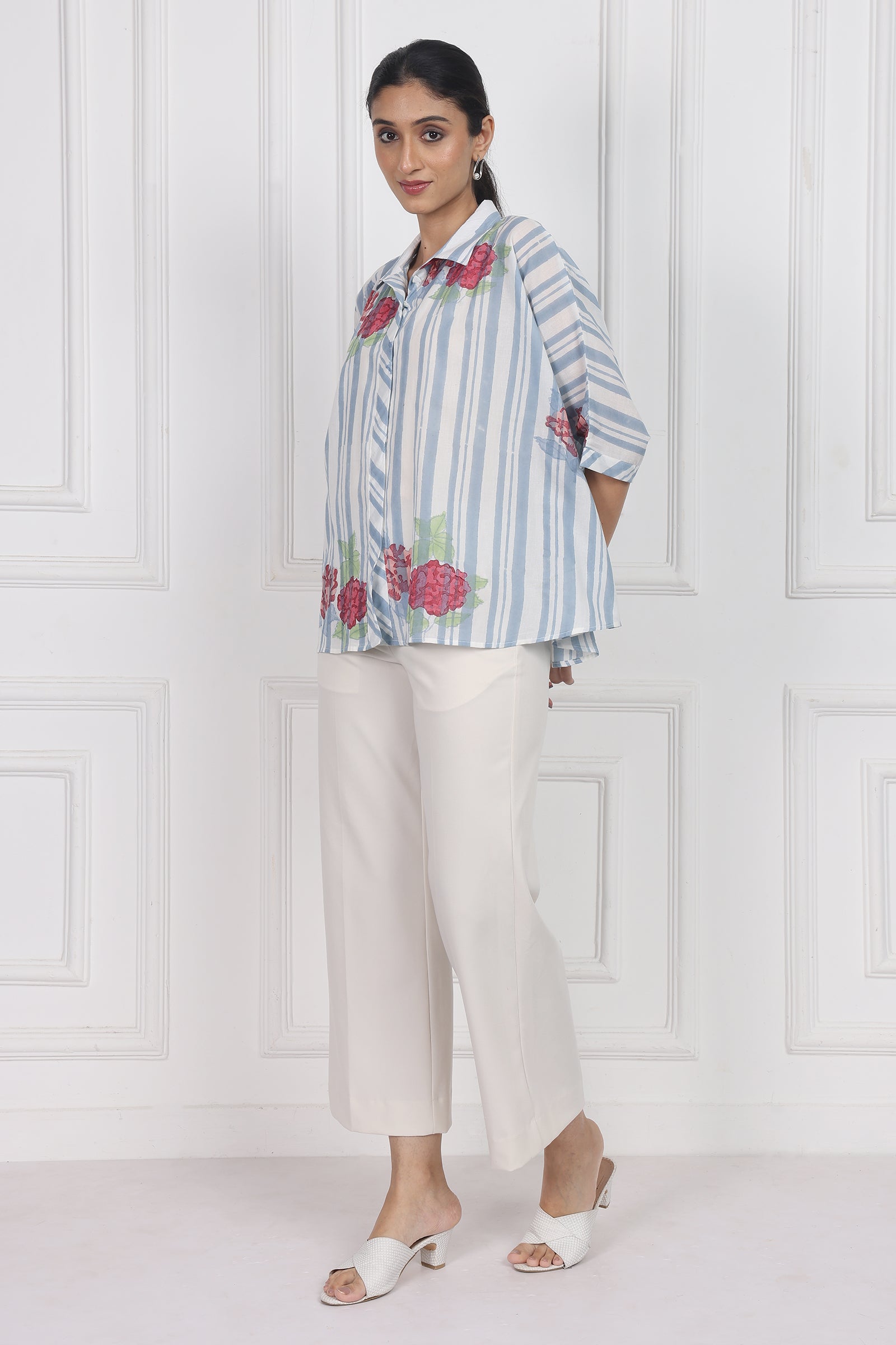 Wander Edit - Belle Blossom Boxy Shirt