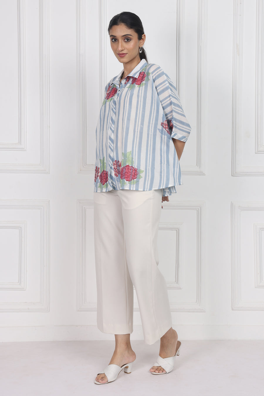 Belle Blossom Boxy Shirt