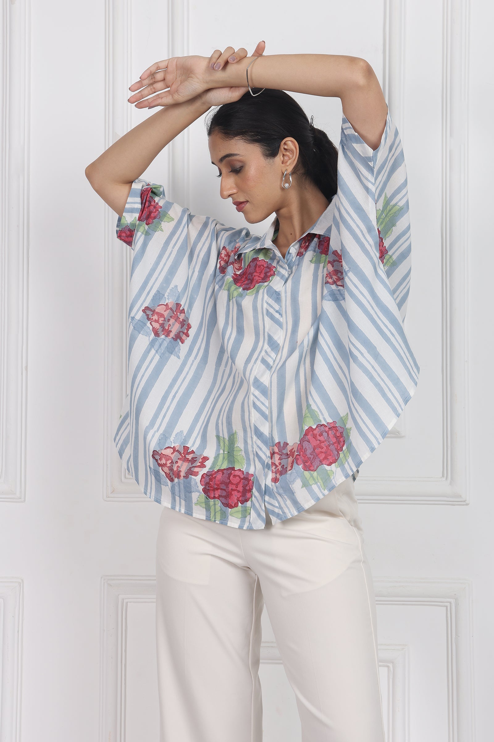 Wander Edit - Belle Blossom Boxy Shirt