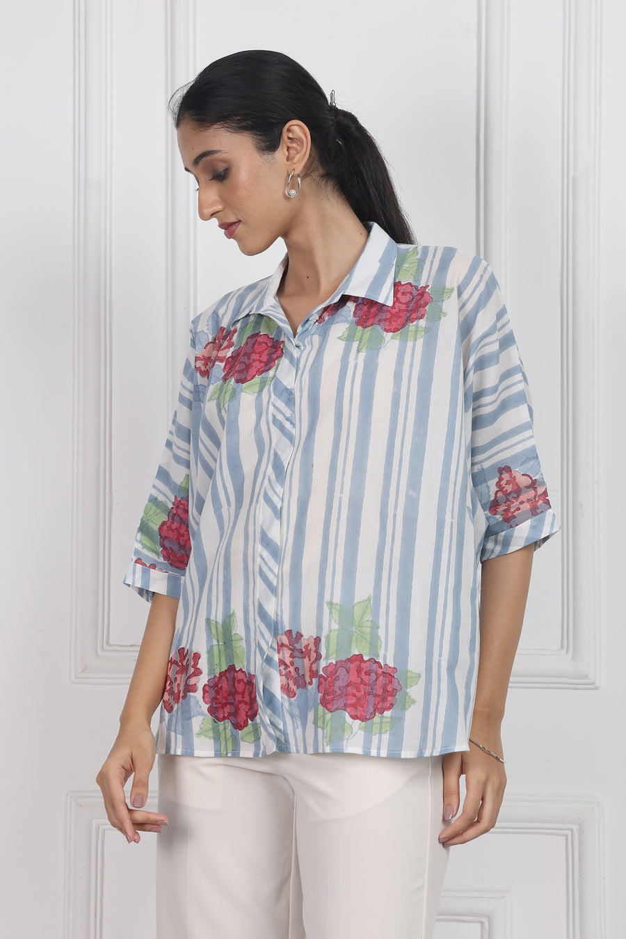 Belle Blossom Boxy Shirt