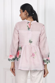 Petals In The Wild Peplum Tops