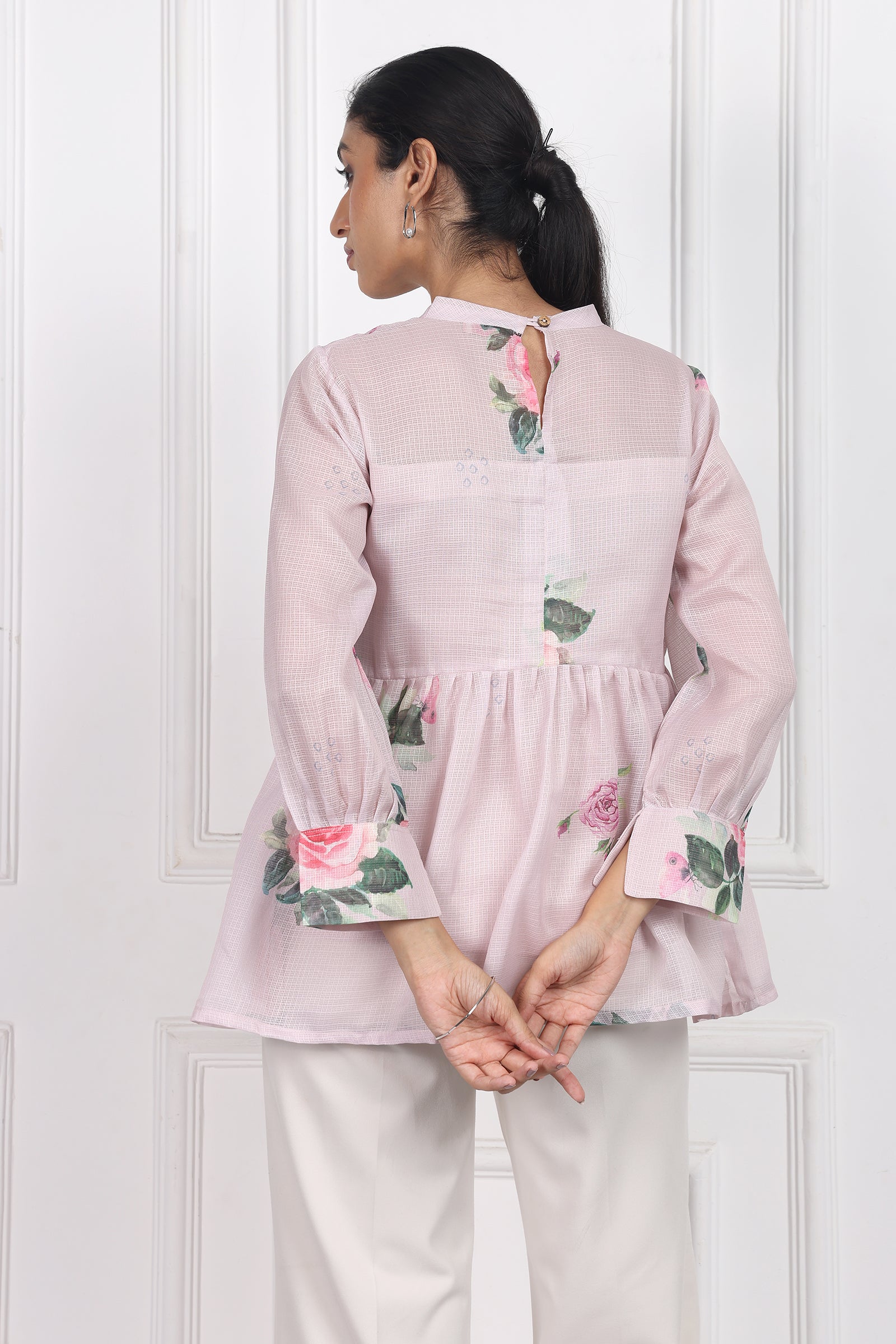 Wander Edit - Petals In The Wild Peplum Top