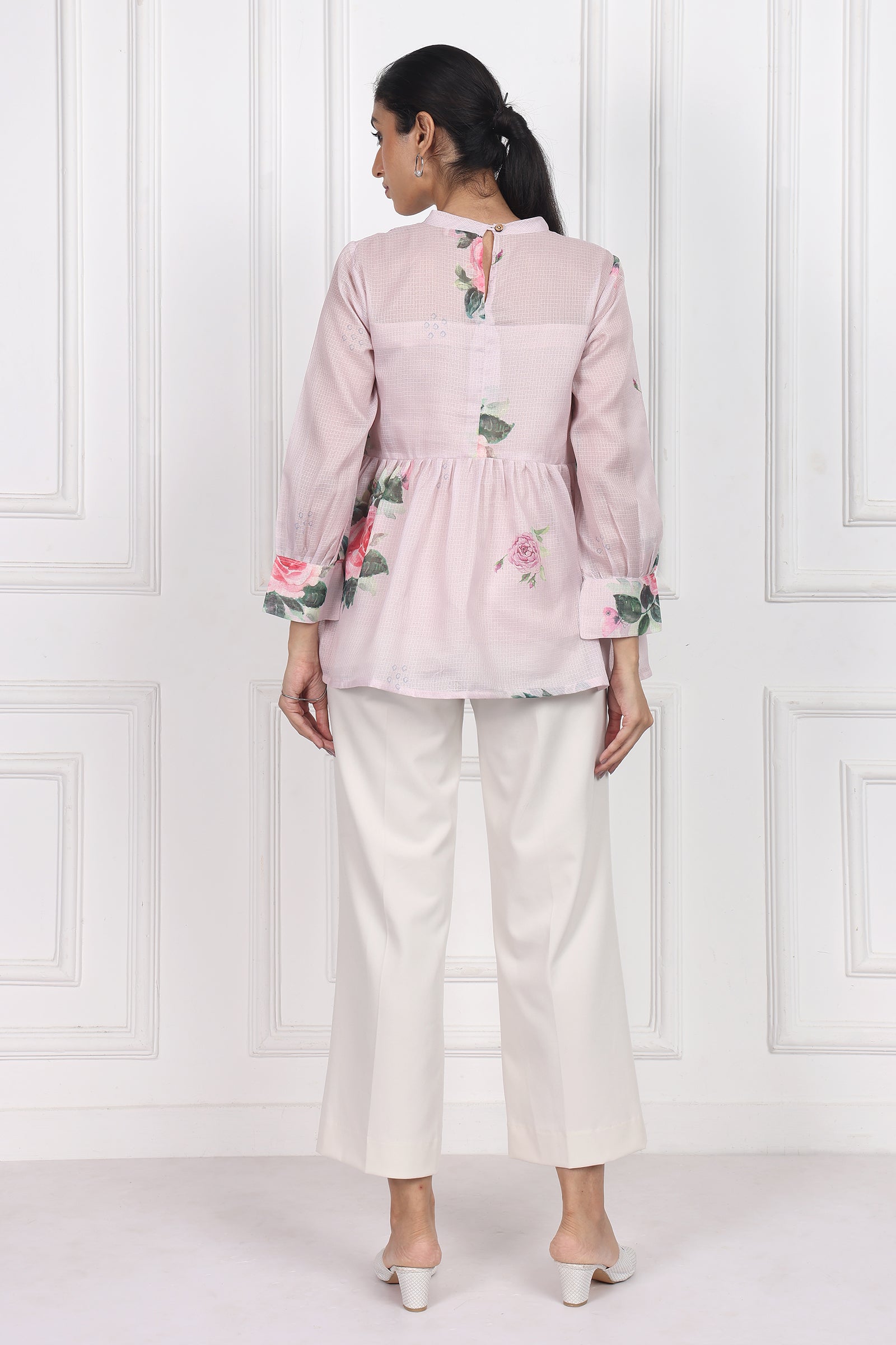 Wander Edit - Petals In The Wild Peplum Top