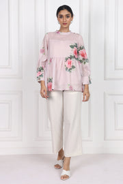 Petals In The Wild Peplum Tops