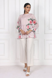 Petals In The Wild Peplum Tops