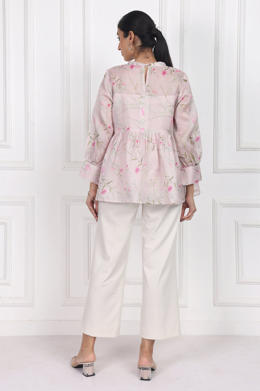 Jasmine Whisper Peplum Tops