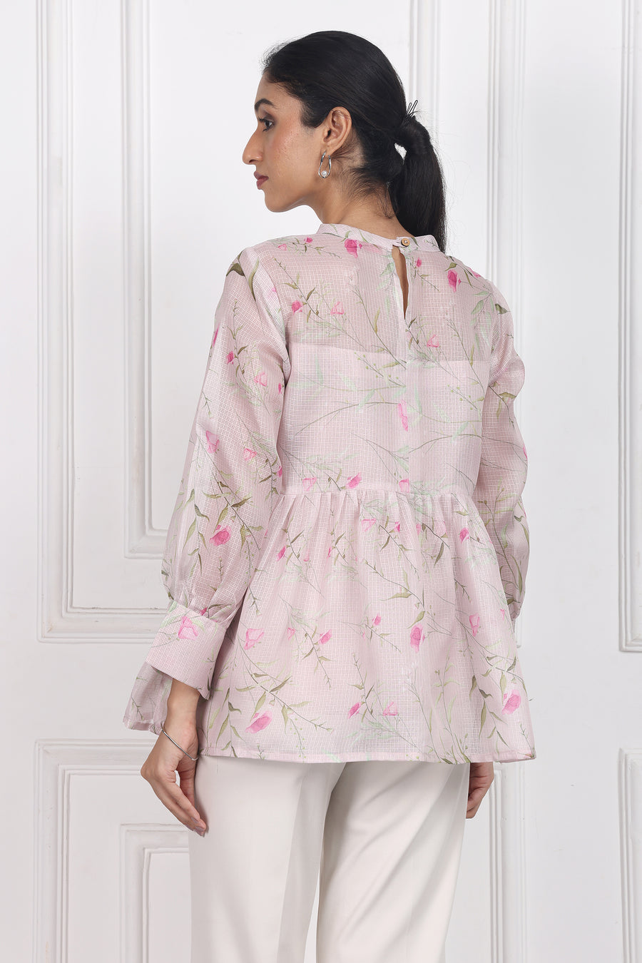 Jasmine Whisper Peplum Tops