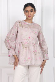 Jasmine Whisper Peplum Tops