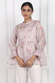 Jasmine Whisper Peplum Tops