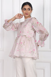 Jasmine Whisper Peplum Tops
