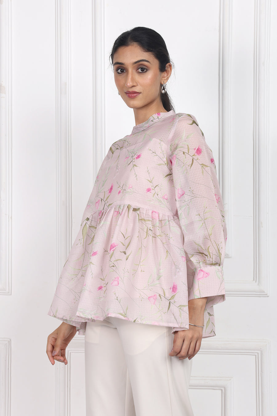 Jasmine Whisper Peplum Tops
