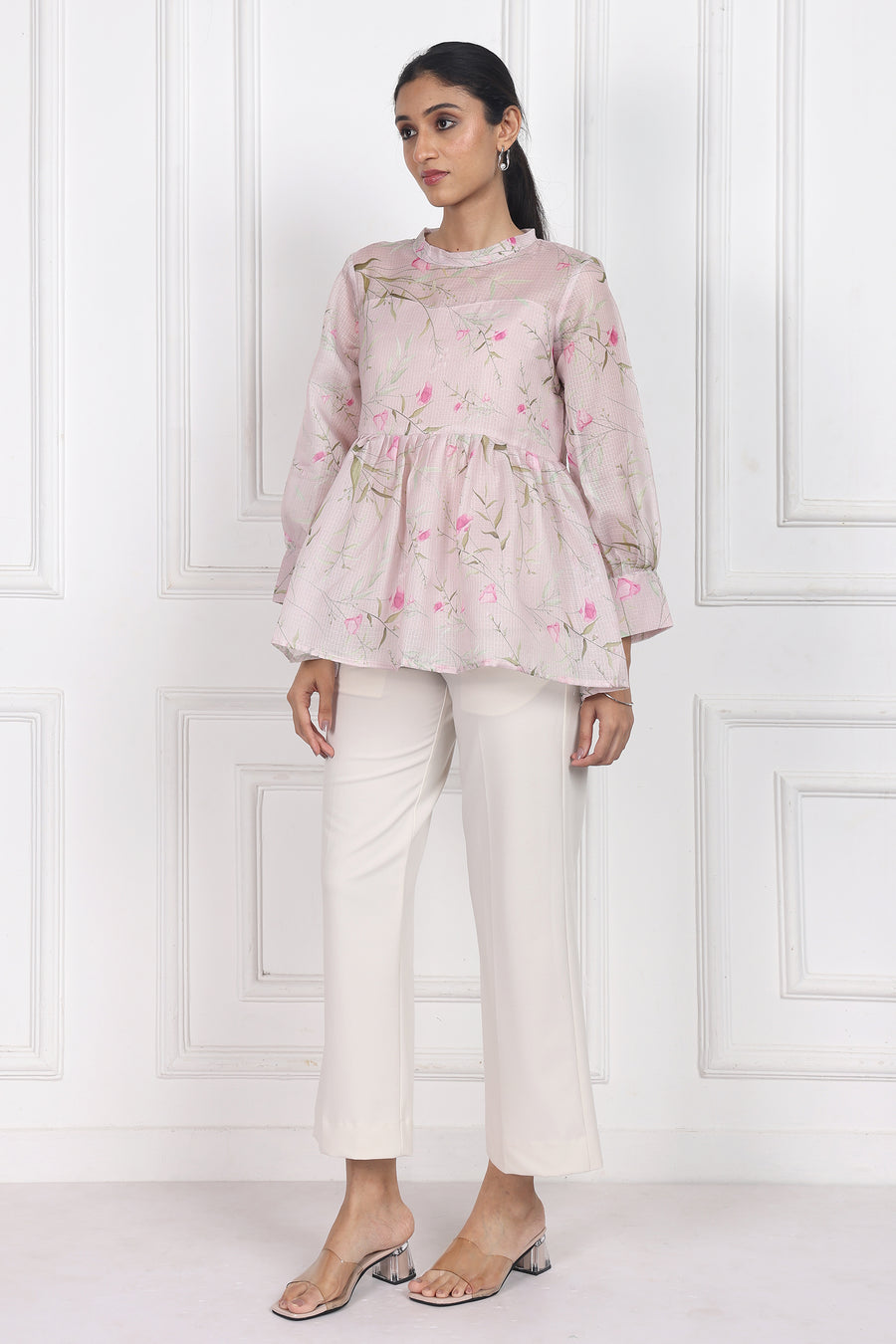 Jasmine Whisper Peplum Tops