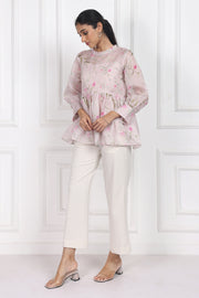 Jasmine Whisper Peplum Tops