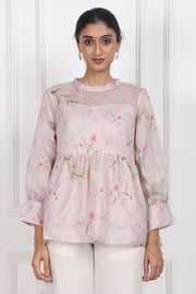 Jasmine Whisper Peplum Tops