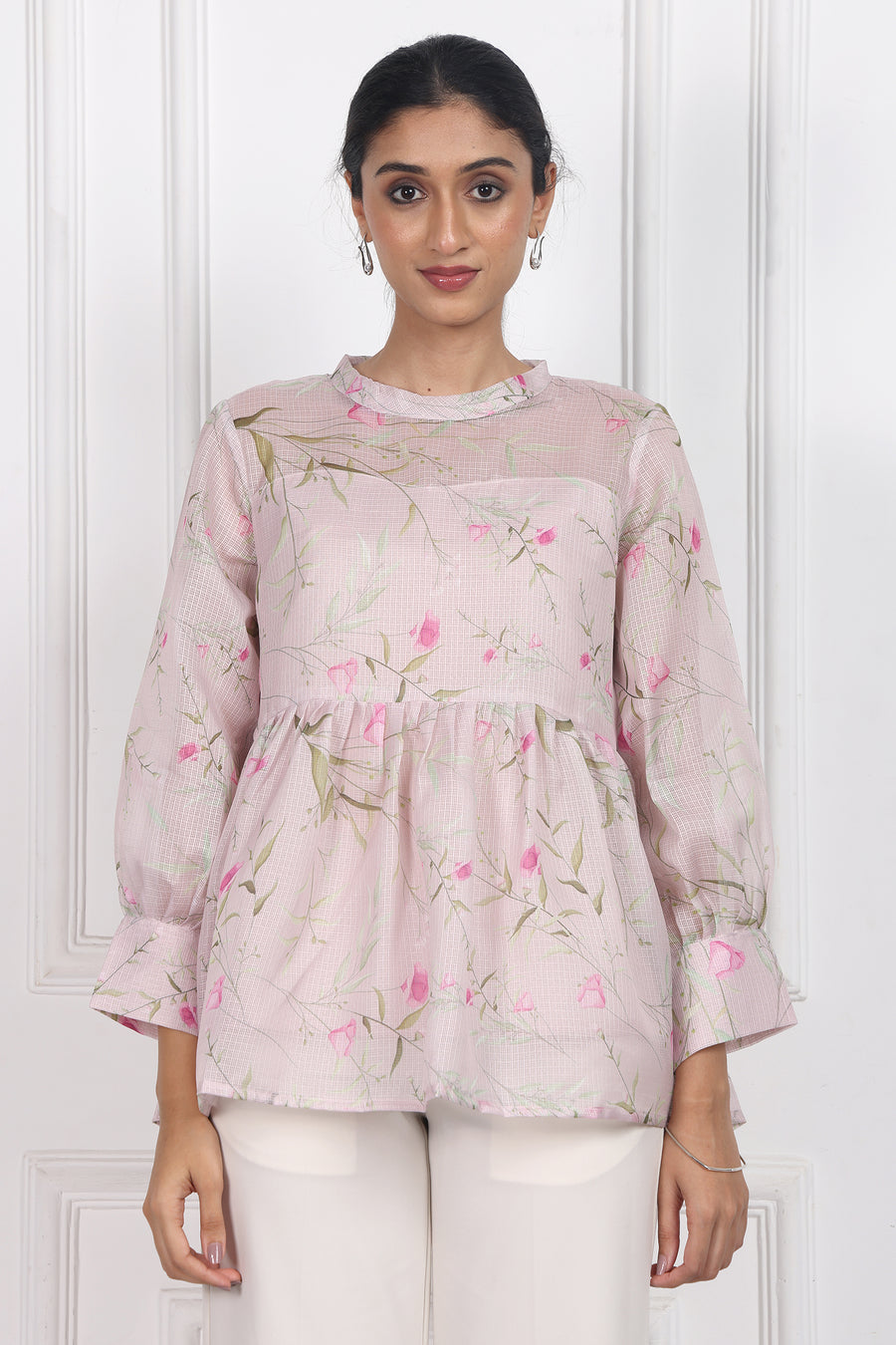 Jasmine Whisper Peplum Tops