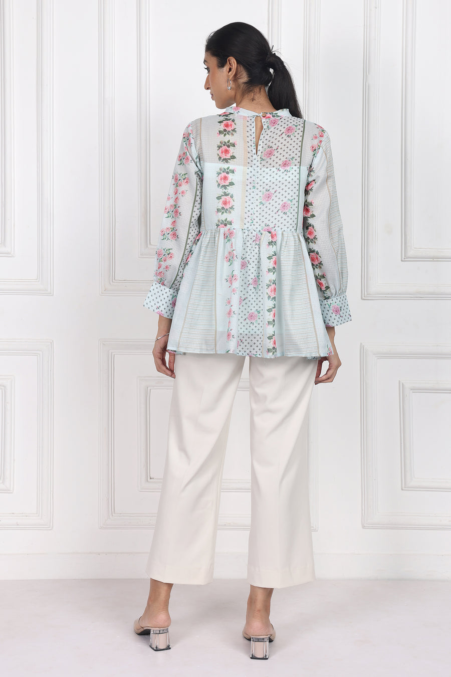 Garden of Dreams Peplum Tops