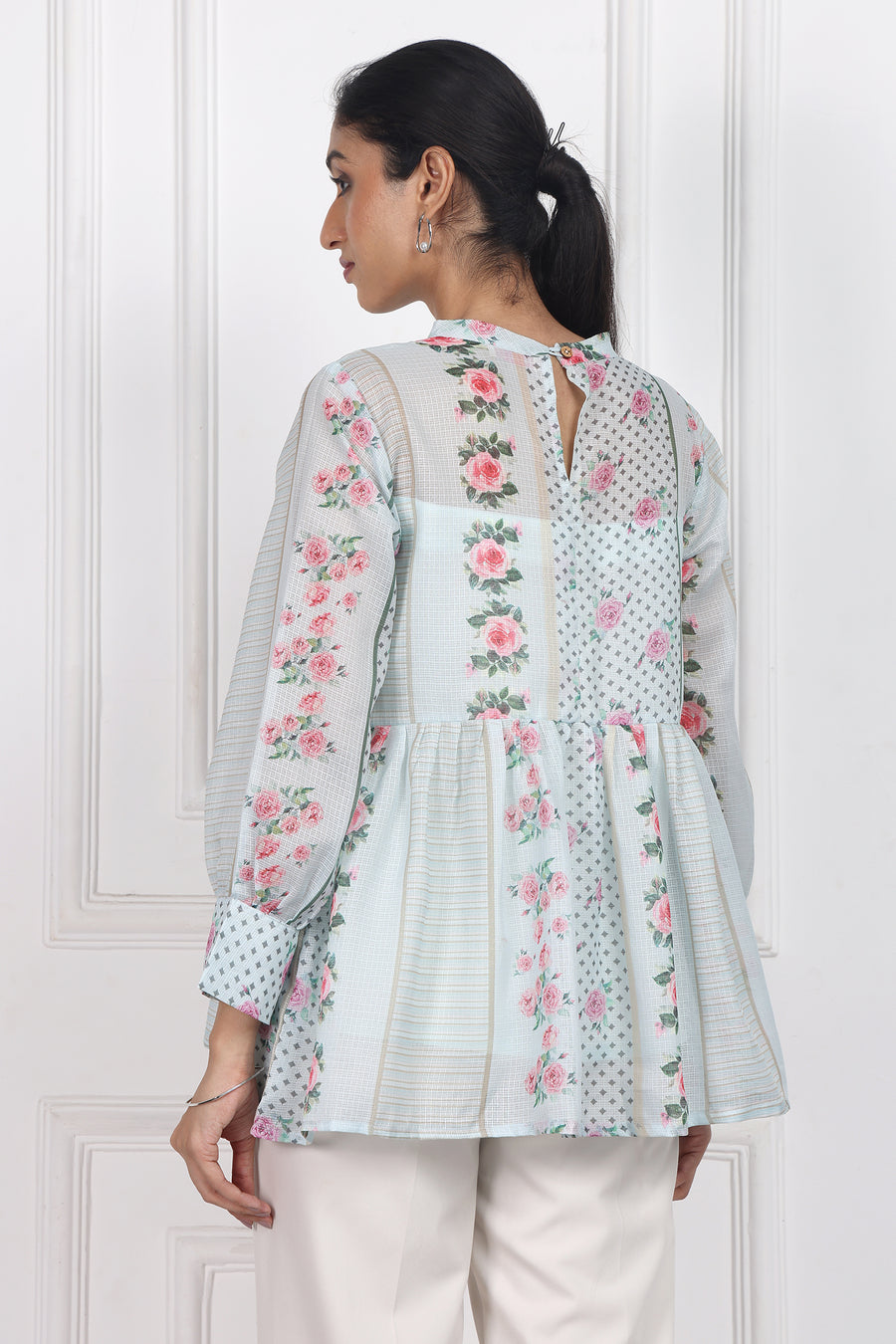 Garden of Dreams Peplum Tops