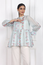 Garden of Dreams Peplum Tops