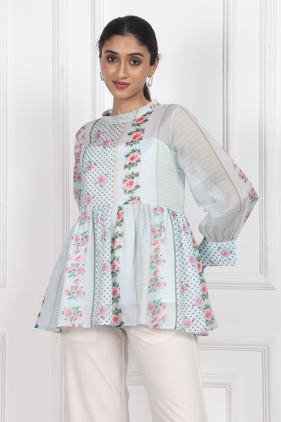 Garden of Dreams Peplum Tops
