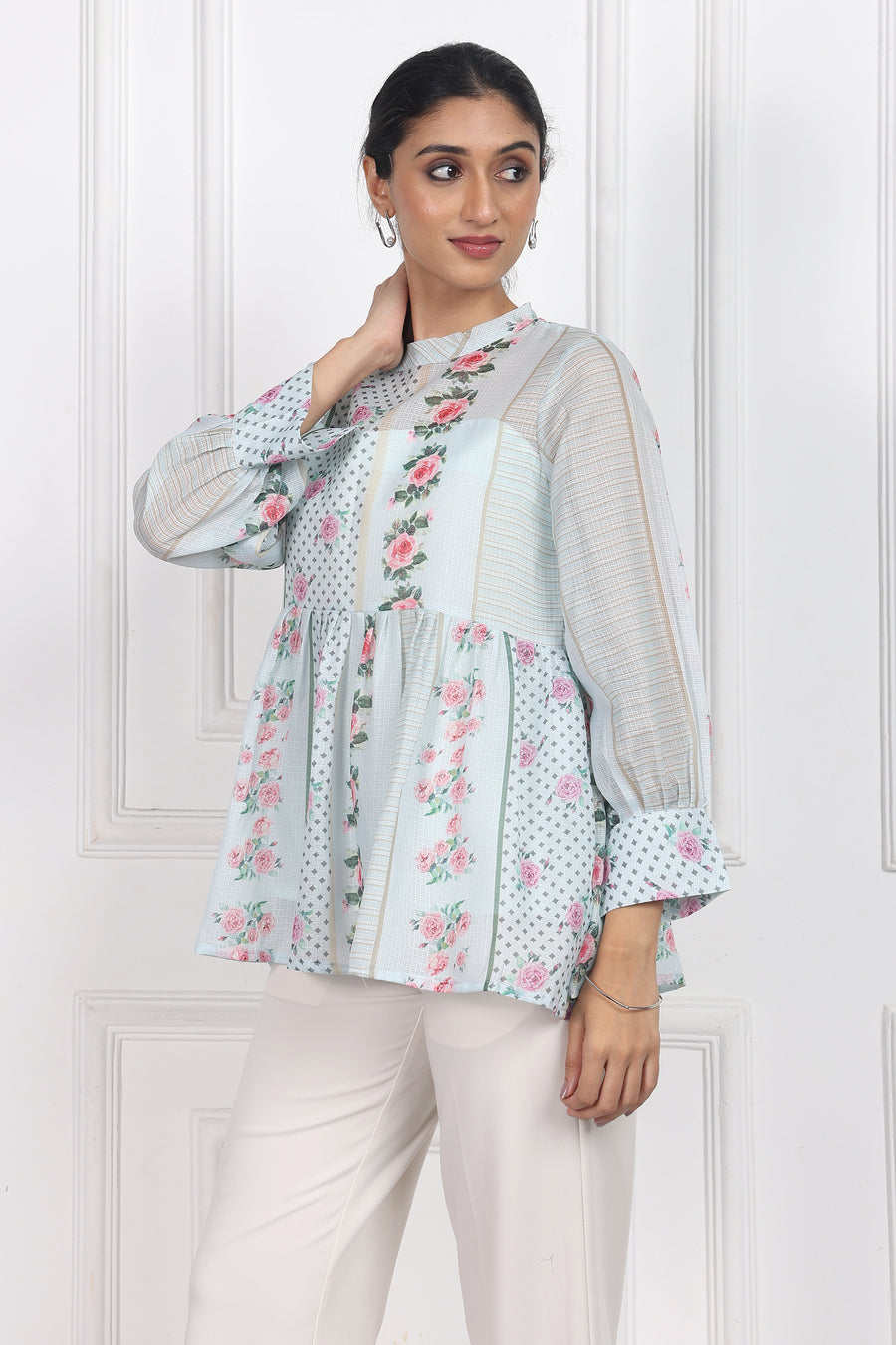 Garden of Dreams Peplum Tops