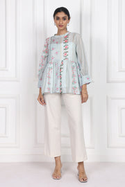 Garden of Dreams Peplum Tops