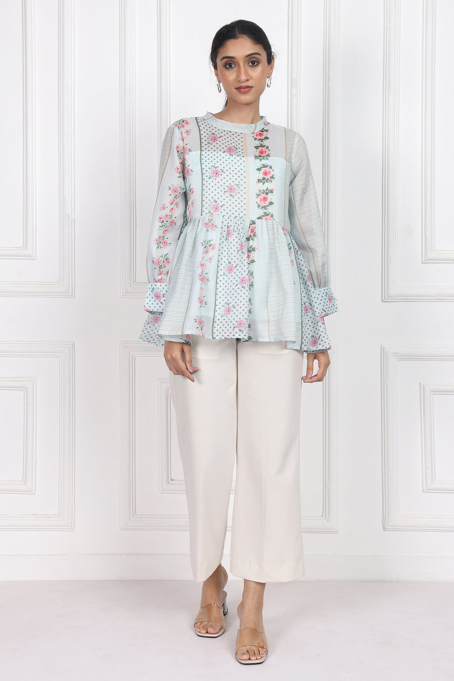 Garden of Dreams Peplum Tops