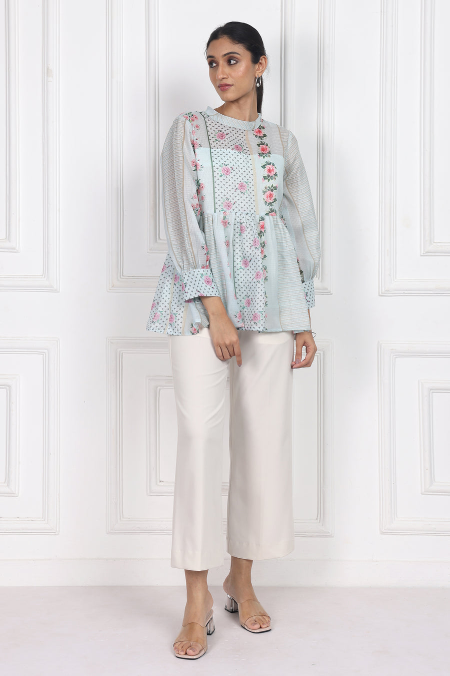 Garden of Dreams Peplum Tops