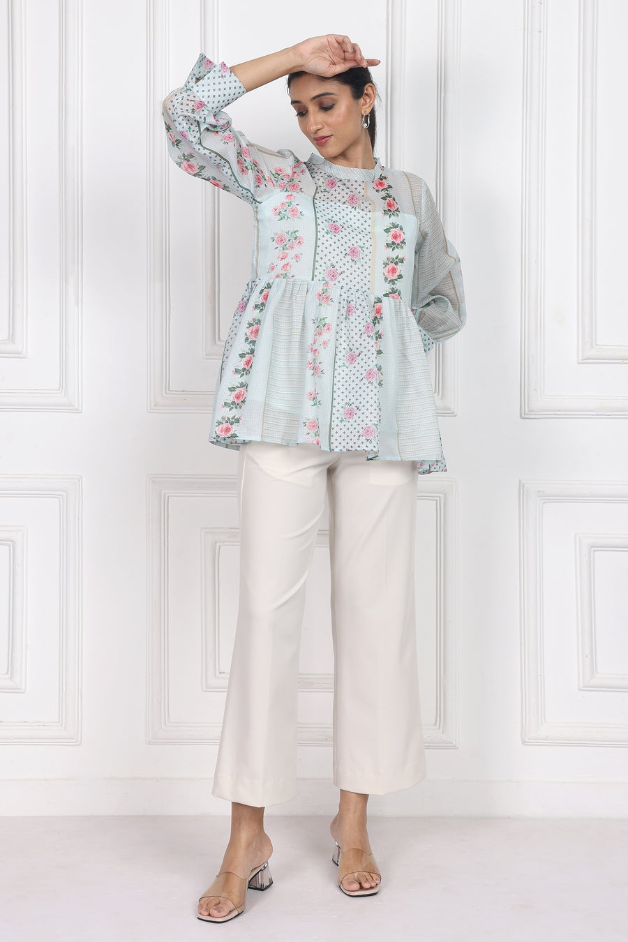 Garden of Dreams Peplum Tops