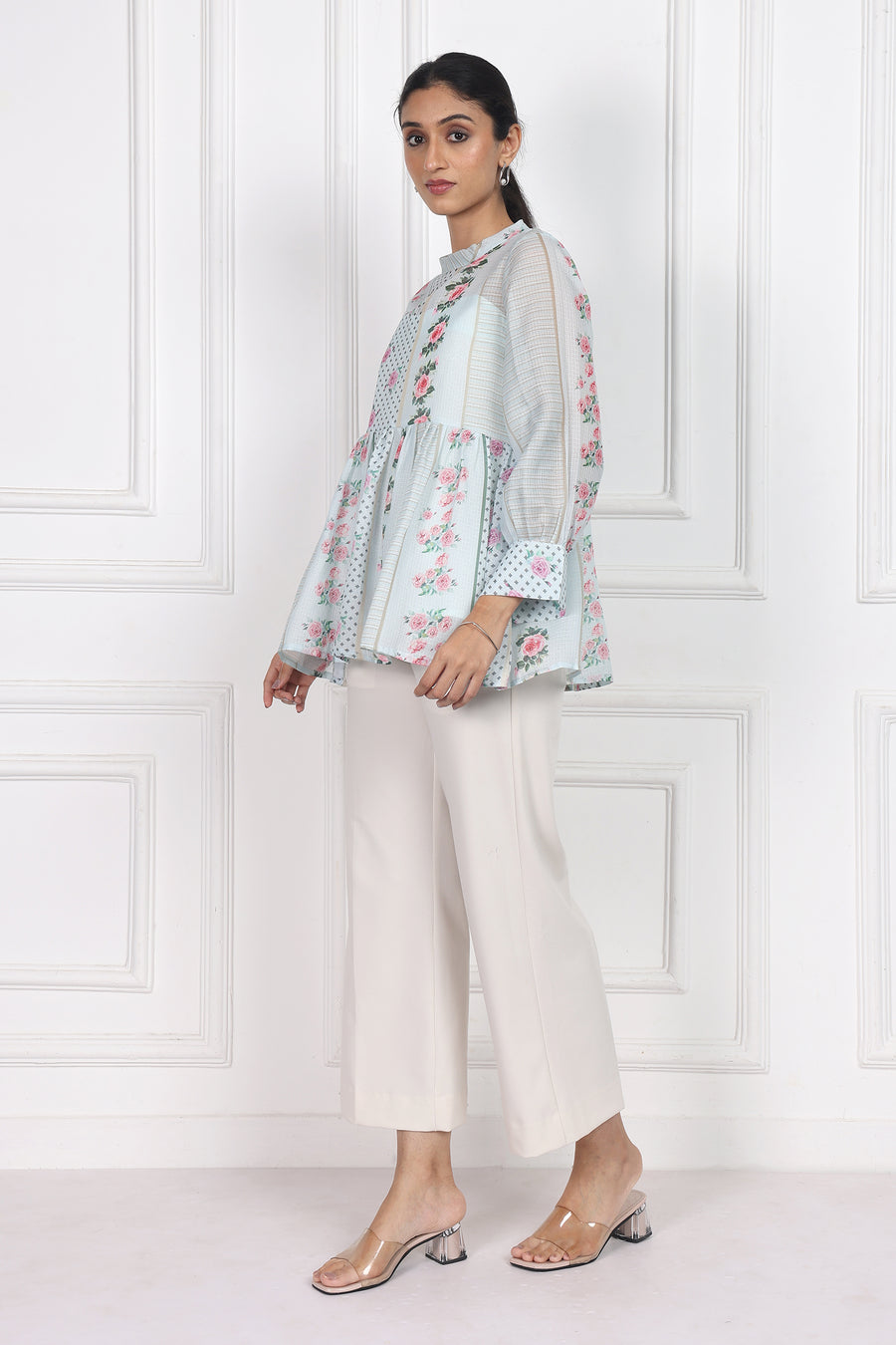 Garden of Dreams Peplum Tops