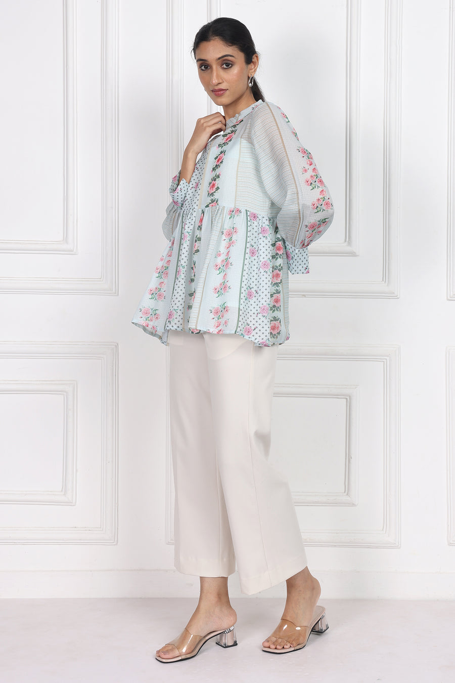 Garden of Dreams Peplum Tops