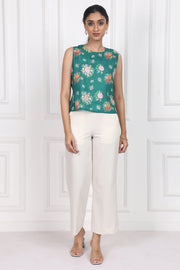 Moonlit Jasmine Sleeveless Top