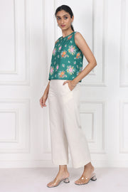 Moonlit Jasmine Sleeveless Top