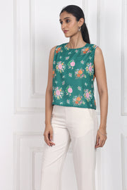 Moonlit Jasmine Sleeveless Top