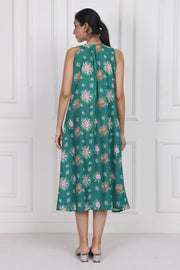 Marigold Flame Ankle-Length Dress