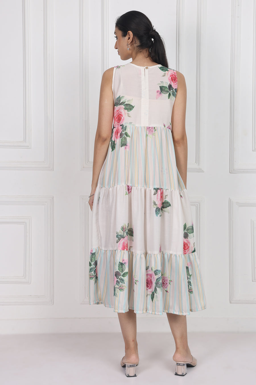 Camellia Kiss Tier Dress
