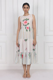 Camellia Kiss Tier Dress