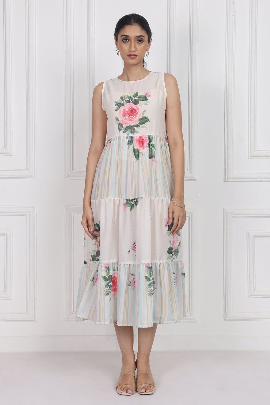 Camellia Kiss Tier Dress