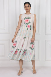 Camellia Kiss Tier Dress