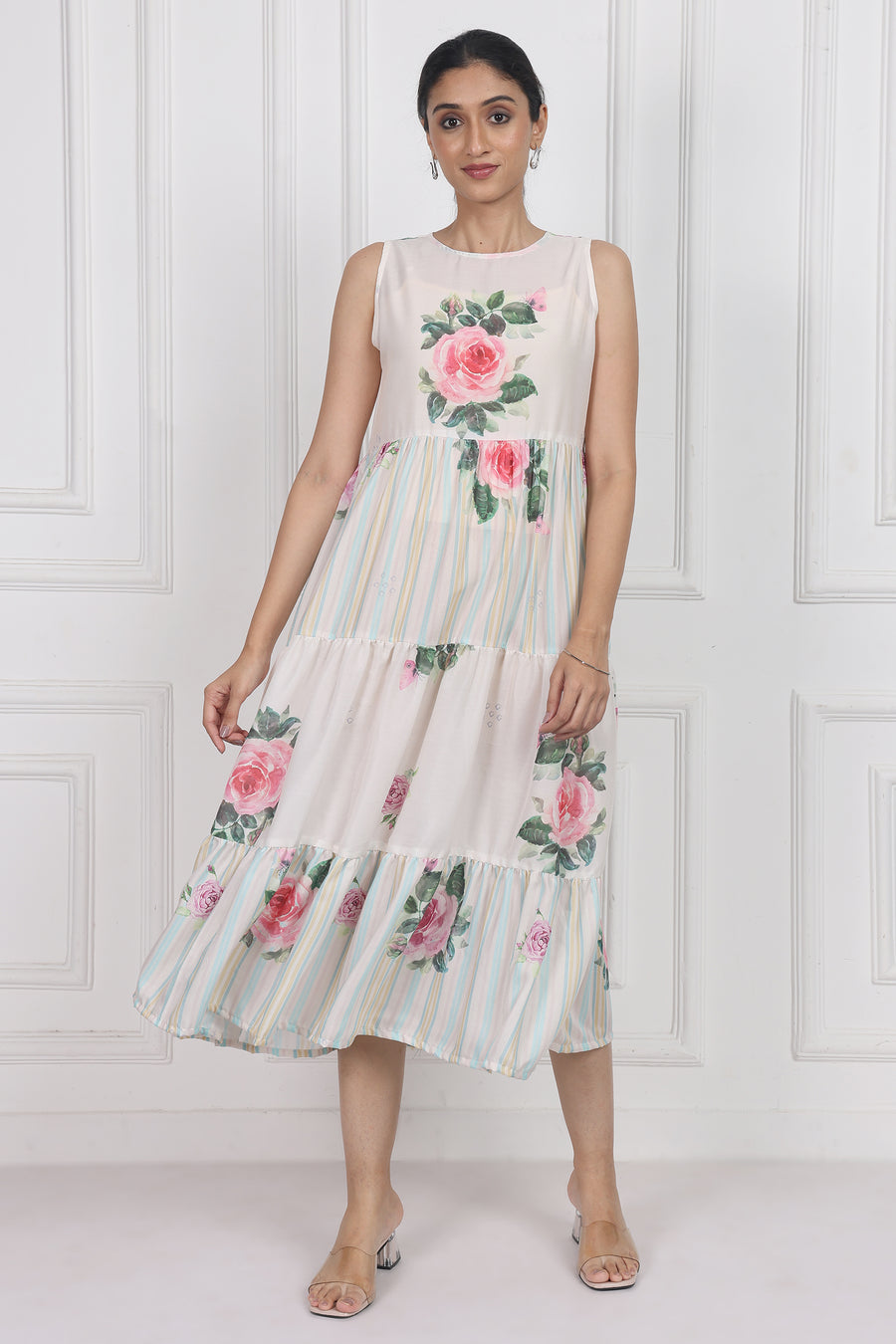 Camellia Kiss Tier Dress