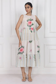 Camellia Kiss Tier Dress