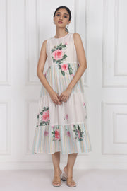 Camellia Kiss Tier Dress