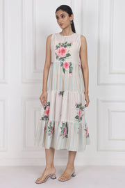 Camellia Kiss Tier Dress