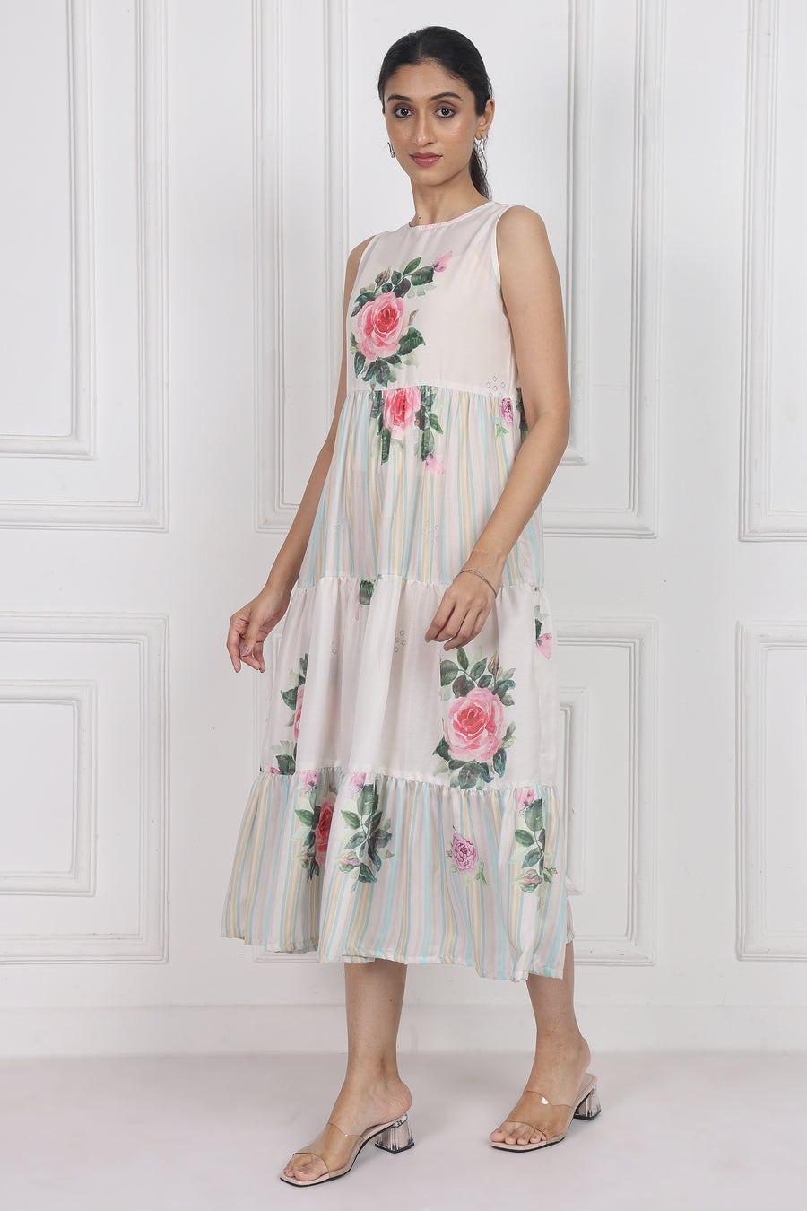 Camellia Kiss Tier Dress