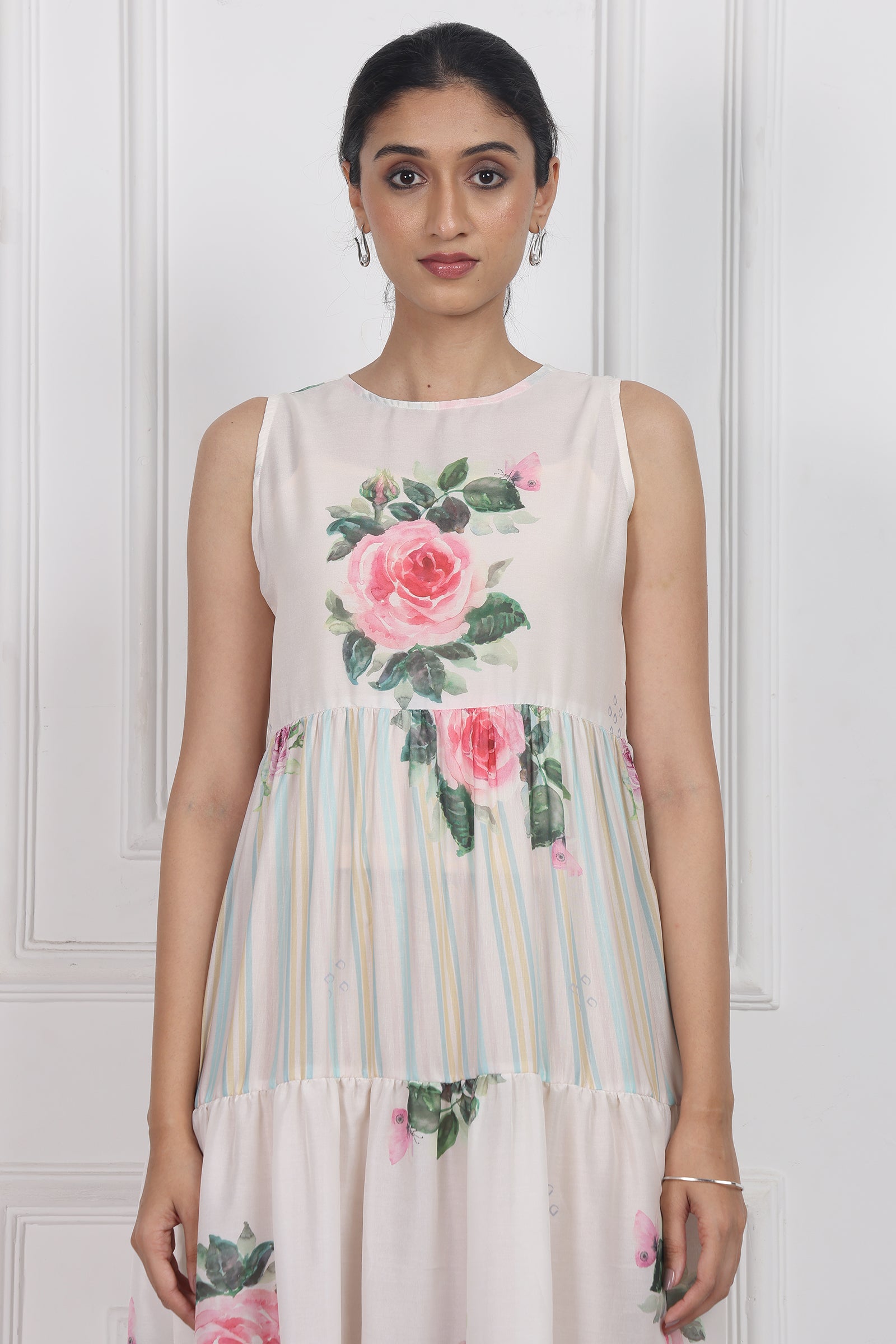 Wander Edit - Camellia Kiss Tier Dress