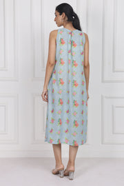Hydrangea Skies Longline Dress – Chic & Modern