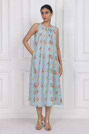 Hydrangea Skies Longline Dress – Chic & Modern