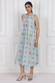 Hydrangea Skies Longline Dress – Chic & Modern